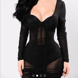 Fashion nova mesh dress